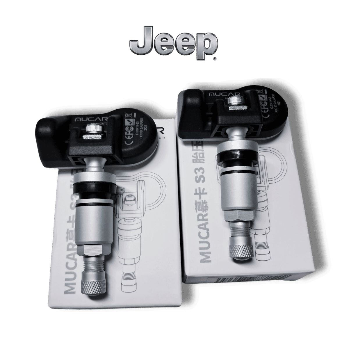 Padangų slėgio davikliai JEEP automobiliams