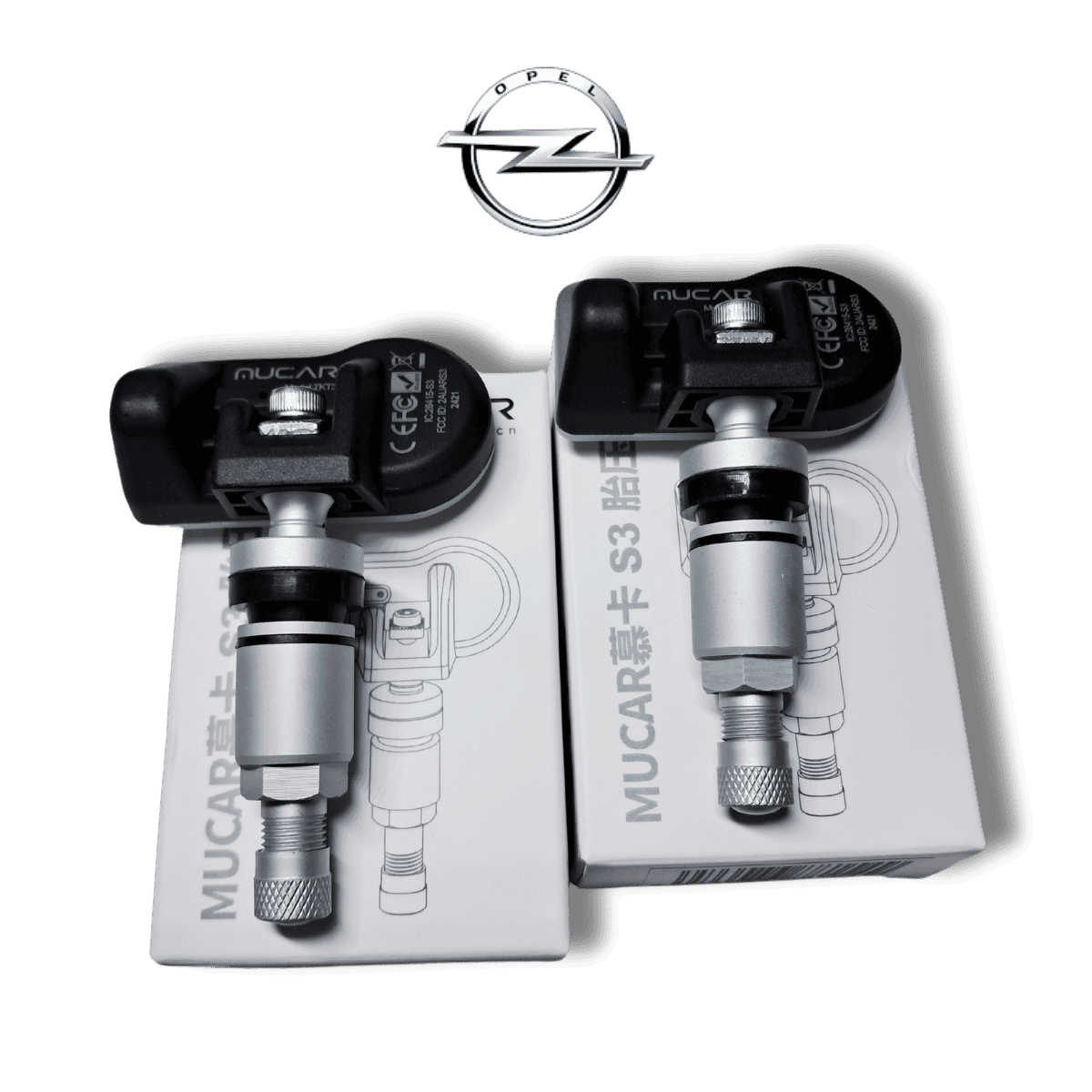 Padangų slėgio davikliai OPEL automobiliams