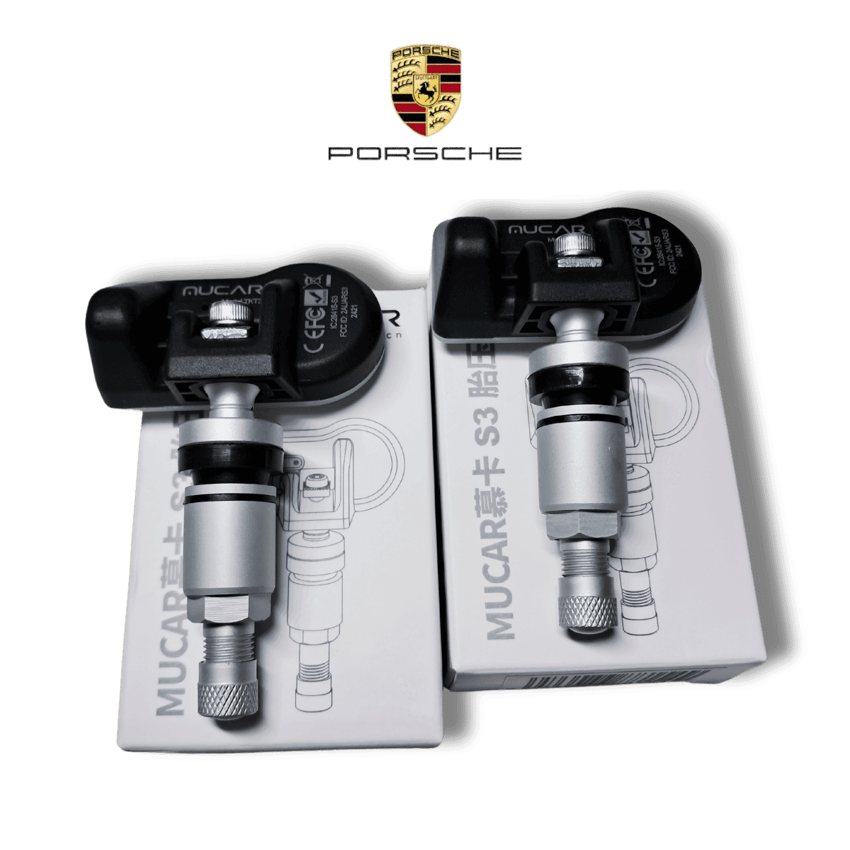 Padangų slėgio davikliai PORSCHE automobiliams