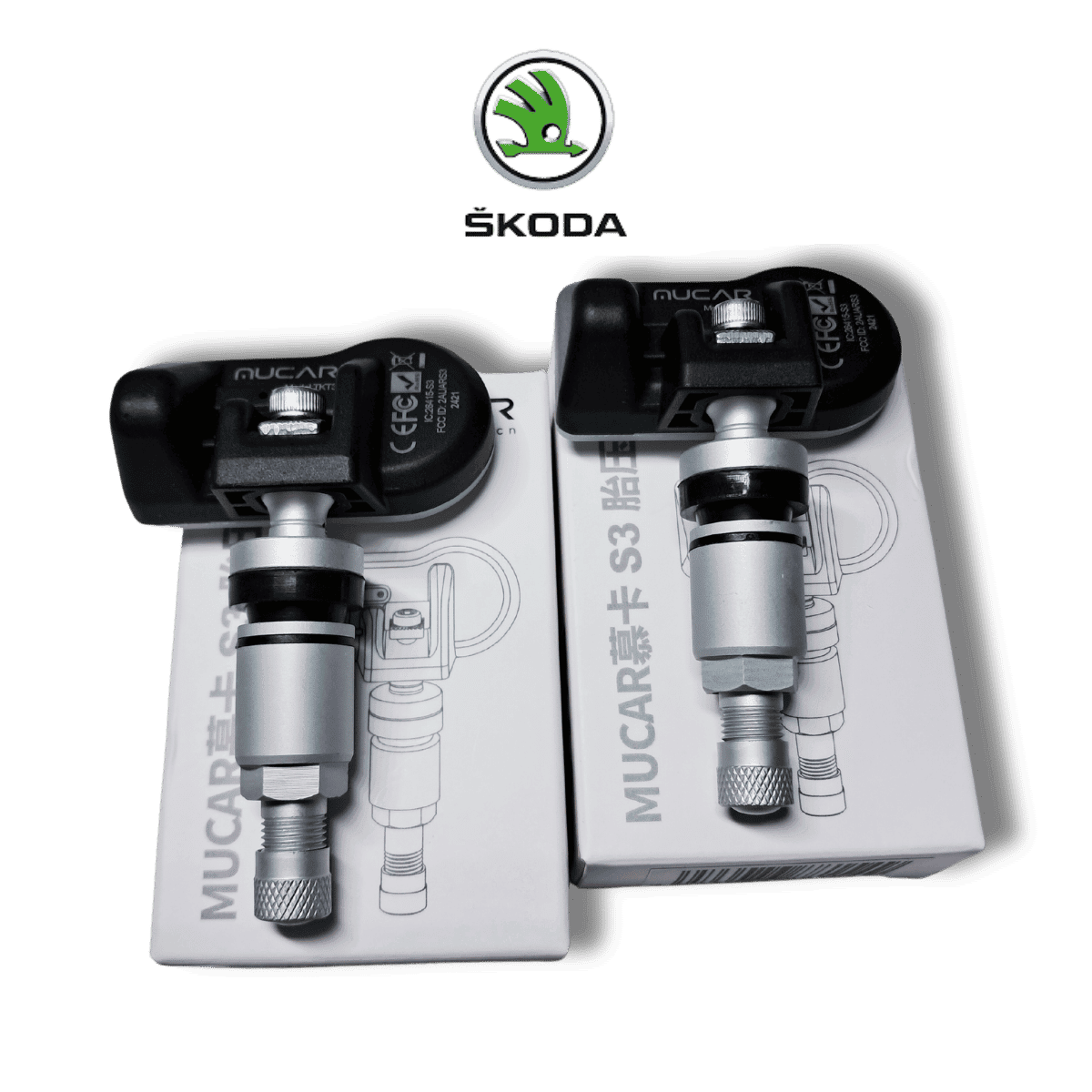 Padangų slėgio davikliai SKODA automobiliams