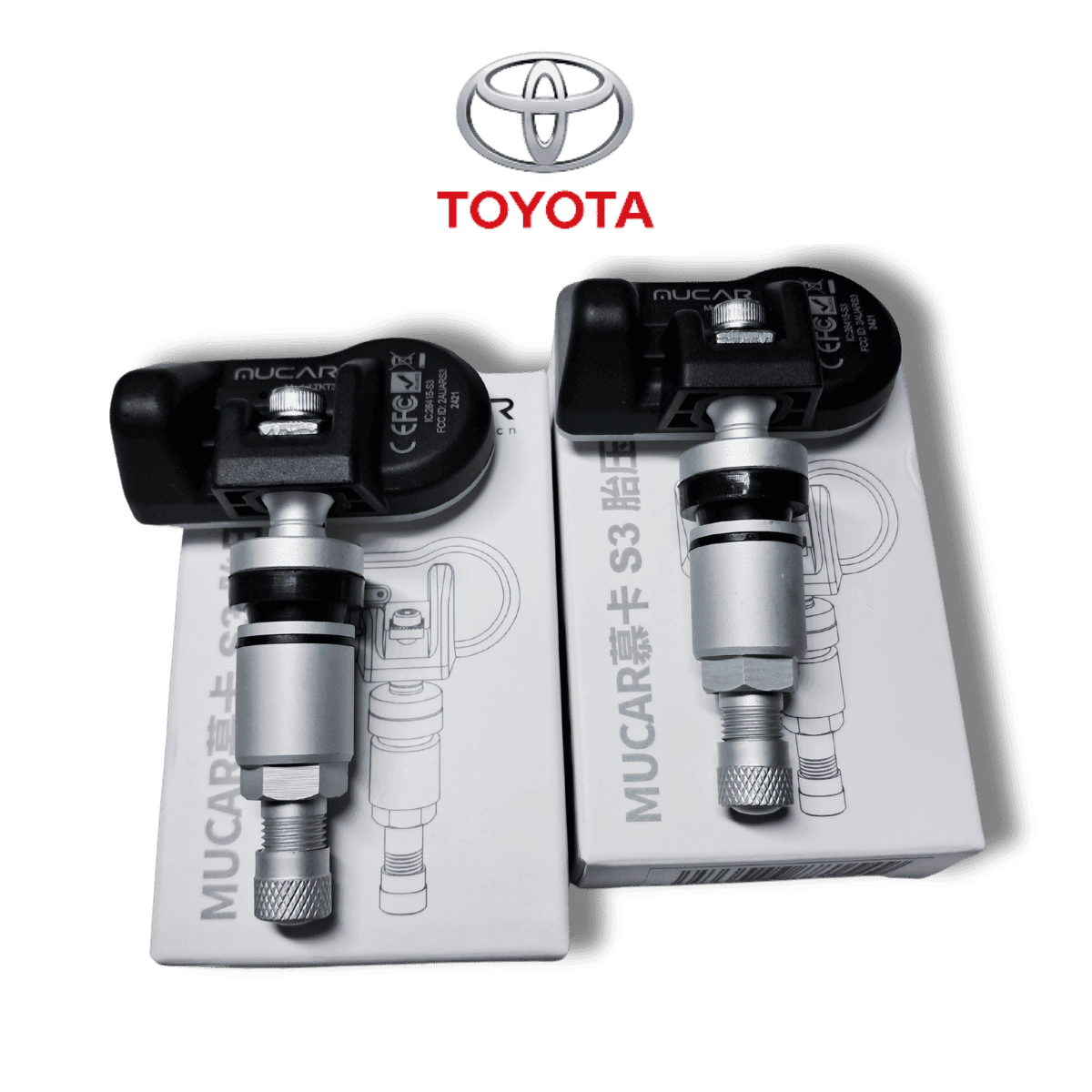 Padangų slėgio davikliai TOYOTA automobiliams