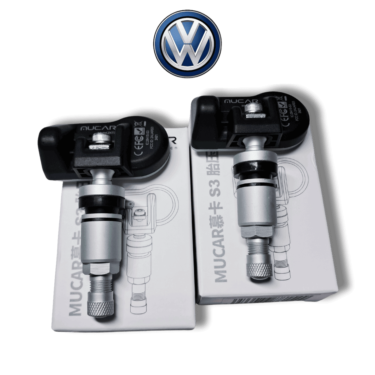 Padangų slėgio davikliai VOLKSWAGEN automobiliams