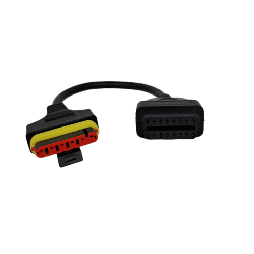 Benelli 6 pin OBD2 adapteris skirtas motociklo diagnostikai prijungiant prie OBD2 jungties