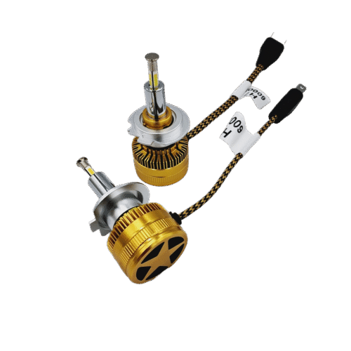 H7 LED lemputės su 360 laipsnių apšvietimu ir CANBUS sistema automobilių žibintams komplekte 2 vnt