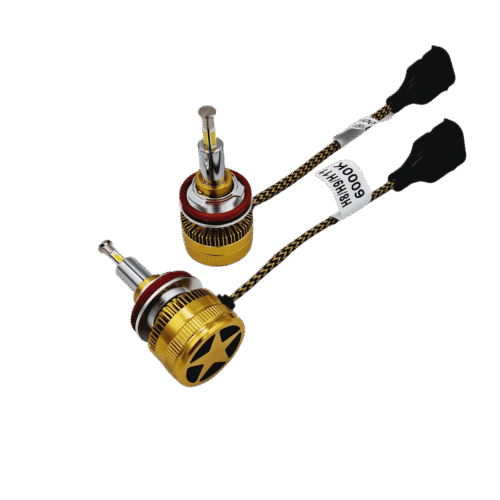 H8 LED lemputės su 360 laipsnių apšvietimu ir CANBUS sistema automobilių žibintams komplekte 2 vnt