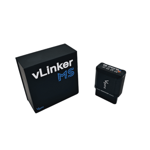 vLinker MS Bluetooth OBD2 diagnostikos adapteris Jeep, Dodge, BMW ir Ford automobilių kodavimui