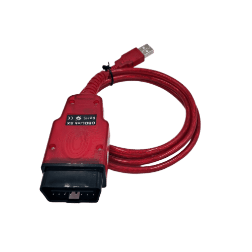 OBDLink SX USB laidas ir Renolink 2.11 programinė įranga