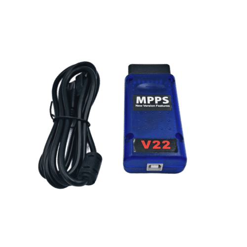 MPPS V22 ECU programavimo įranga su Tricore Boot ir OBD kabeliais